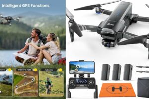 Holy Stone HS600 Drones with 4K 30FPS Camera for Adults with 2-Axis Gimbal & EIS Anti Shake