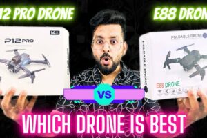 P12 Pro Drone VS E88 Drone | Which Drone Is Best? | Nitin Selfmade