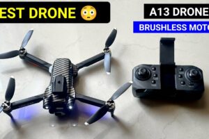 A13 & P12 pro Brushless motor Drone🔥 Best Foldable Drone with dual camera Wifi Connectivity