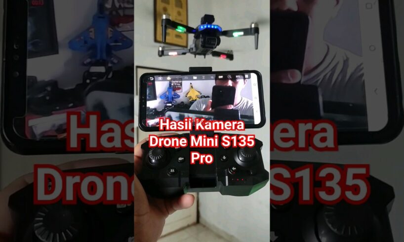 Drone Mini S135 Pro Indoor Camera Test #dronemurah
